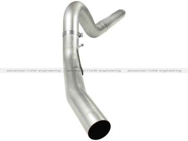 aFe MACHForce XP 5in DPF-Back Stainless Steel Exh Sys, No tip,Ford Diesel Trucks 08-10 V8-6.4L - 49-43054