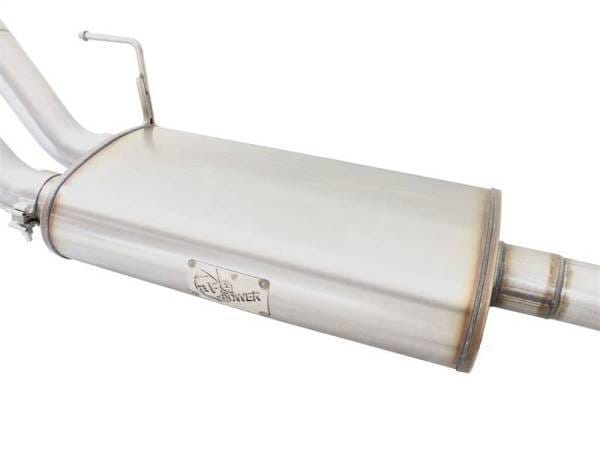 aFe MACHForce XP Exhaust 3in SS Dual Side Exit CB w/ Black Tips 2015 Ford F150 5.0L V8 CC/SB EC/LB - 49-43074-B thumbnail 3