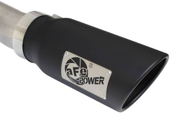 aFe MACHForce XP Exhaust 3in-3.5in SS Single Side Ext CB w/ Black Tip 99-04 Ford F150 V8 5.4L/6.8L - 49-43076-B thumbnail 3