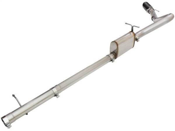 aFe MACHForce XP Exhaust 3in-3.5in SS Single Side Ext CB w/ Black Tip 99-04 Ford F150 V8 5.4L/6.8L - 49-43076-B thumbnail 6