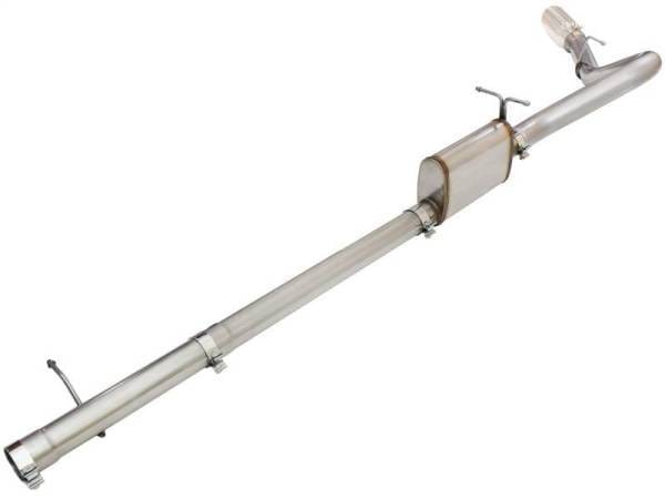 aFe MACHForce XP Exhaust 3in-3.5in SS Single Side Ext CB w/ Polish Tip 99-04 Ford F-250 V8 5.4L/6.8L - 49-43076-P thumbnail 2