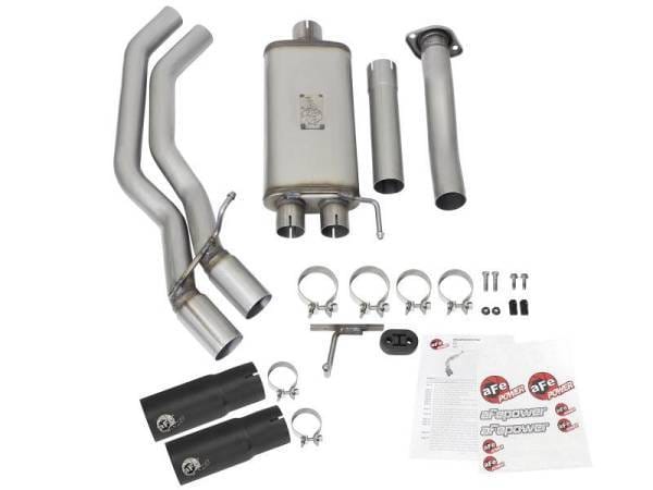 aFe Rebel Exhausts 3in SS Cat-Back 15-16 Ford F-150 EcoBoost V6 2.7/3.5L V8 5.0L w/ Black Tips - 49-43081-B thumbnail 10
