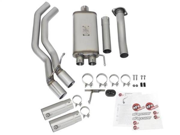 aFe Rebel Exhausts 3in SS Cat-Back 15-16 Ford F-150 EcoBoost V6 2.7/3.5L V8 5.0L w/ Polished Tips - 49-43081-P thumbnail 8
