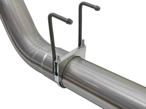 aFe Large Bore-HD 5in DPF Back 409 SS Exhaust System w/Black Tip 2017 Ford Diesel Trucks V8 6.7L(td) - 49-43090-B thumbnail 3
