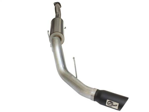 aFe MACHForce XP SS Exhaust 4in Cat-Back w/ Black Tip 2015 Ford F-150 EcoBoost V6 2.7/3.5Ltt - 49-43069-B thumbnail 3