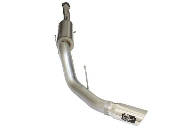 aFe MACHForce XP SS Exhaust 4in Cat-Back w/ Polish Tip 2015 Ford F-150 EcoBoost V6 2.7/3.5Ltt - 49-43069-P thumbnail 5