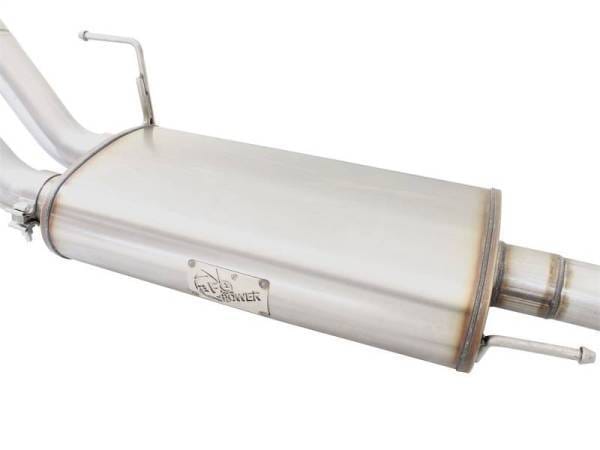 aFe MACHForce XP Exhaust 3in SS Dual Side Exit CB w/ Black Tips 15 Ford F150 Ecoboost V6-2.7L/3.5L - 49-43070-B thumbnail 3