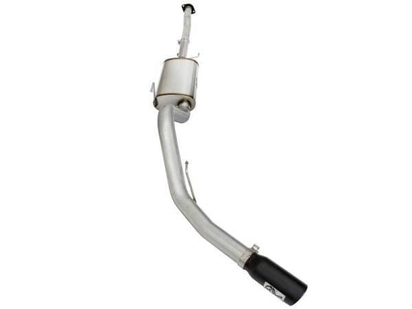 aFe MACHForce XP Exhaust 3in-3.5in SS Single Side Exit CB w/ Black Tips 15 Ford F150 V8 5.0L CC/SB - 49-43073-B thumbnail 5