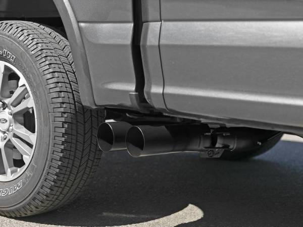 aFe Rebel DPF-Back 409 SS Exhaust System w/Dual Black Tips 18-19 Ford F-150 V6 3.0L (td) - 49-43108-B thumbnail 4