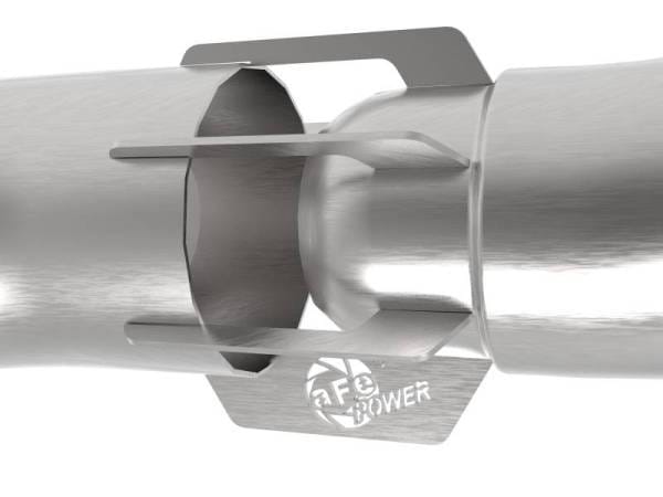 aFe Rebel DPF-Back 409 SS Exhaust System w/Dual Polished Tips 18-19 Ford F-150 V6 3.0L (td) - 49-43108-P thumbnail 2