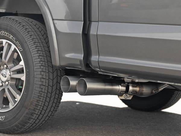 aFe Rebel DPF-Back 409 SS Exhaust System w/Dual Polished Tips 18-19 Ford F-150 V6 3.0L (td) - 49-43108-P thumbnail 4