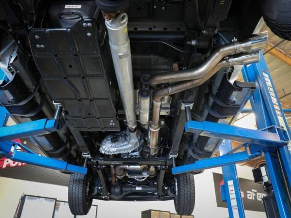 aFe Rebel Series 3in 409 SS Cat-Back Exhaust w/ Black Tips 17-20 Ford F-250/F350 V8 6.2L/7.3L - 49-43117-b thumbnail 5