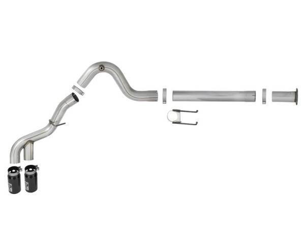 aFe Power 15-16 Ford F250/F350 6.7L Diesel Rebel XD 4in 409 SS DPF-Back Exhaust System - Black Tips - 49-43121-B thumbnail 5