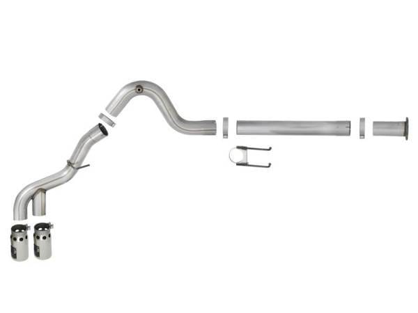 aFe Power 15-16 Ford F250/F350 6.7L Diesel Rebel XD 4in 409 SS DPF-Back Exhaust System - Pol Tips - 49-43121-P thumbnail 5
