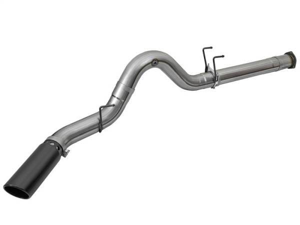 aFe Large Bore-HD 5in DPF Back 409 SS Exhaust System w/Black Tip 2017 Ford Diesel Trucks V8 6.7L(td) - 49-43090-B thumbnail 7