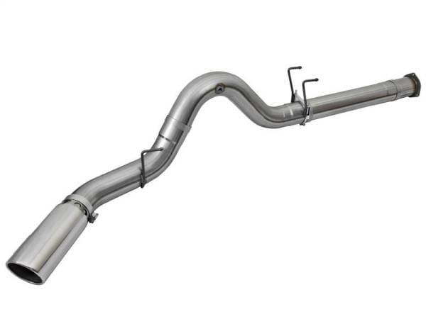 aFe LARGE BORE HD 5in 409-SS DPF-Back Exhaust w/Polished Tip 2017 Ford Diesel Trucks V8 6.7L (td) - 49-43090-P thumbnail 6