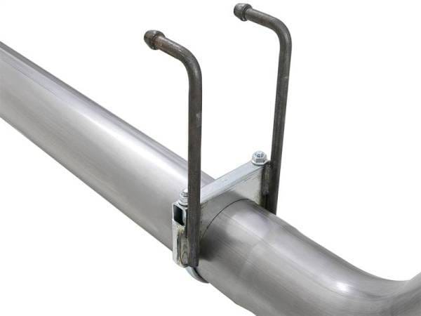aFe Rebel XD 4in SS Down-Pipe Back Exhaust w/Dual Polished Tips 17-18 Ford Diesel Trucks V8-6.7L(td) - 49-43102-P thumbnail 4