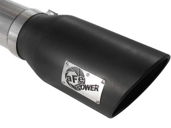 aFe MACHForce XP Exhaust 5in DPF-Back SS 11-13 GM Diesel Trucks V8-6.6L (td) (LML) (Blk Tip) - 49-44041-B thumbnail 2