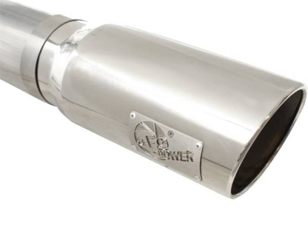 aFe MACHForce XP Exhaust 5in DPF-Back SS 11-13 GM Diesel Trucks V8-6.6L (td) (LML) (Pol Tip) - 49-44041-P thumbnail 4