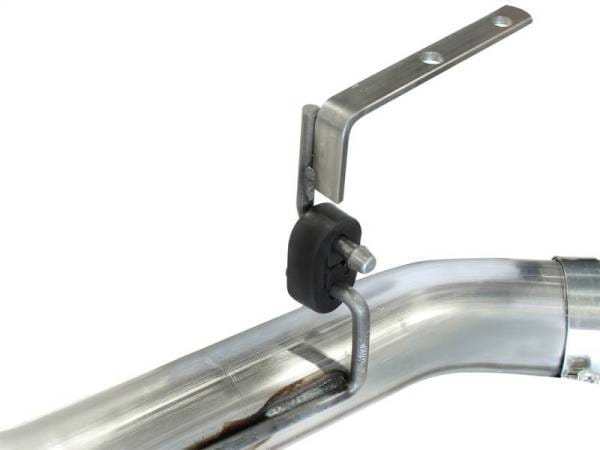 aFe MachForce XP Exhaust 4inch DP-Back All SS 2011-14 GM Diesel Trucks V8-6.6L LML Black Tips - 49-44043-B thumbnail 2
