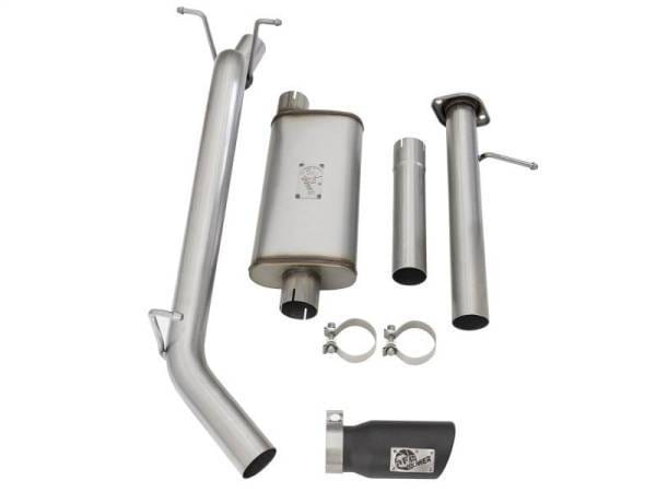 aFe Mach Force-XP Exhaust 3in CB SS 15-17 GM Colorado/Canyon 2.5L/3.6L Side Exit w/ Black Tip - 49-44058-B thumbnail 7