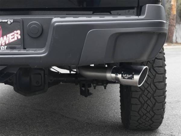 aFe Mach Force-XP Exhaust 3in CB SS 15-17 GM Colorado/Canyon 2.5L/3.6L Side Exit w/ Polished Tip - 49-44058-P thumbnail 2