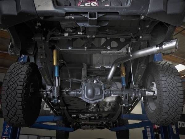 aFe Mach Force-XP Exhaust 3in CB SS 15-17 GM Colorado/Canyon 2.5L/3.6L Side Exit w/ Polished Tip - 49-44058-P thumbnail 4