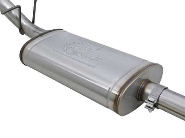 aFe Mach Force-XP Exhaust 3in CB SS 15-17 GM Colorado/Canyon 2.5L/3.6L Side Exit w/ Polished Tip - 49-44058-P thumbnail 5