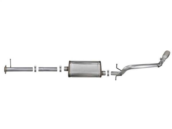 aFe Mach Force-XP Exhaust 3in CB SS 15-17 GM Colorado/Canyon 2.5L/3.6L Side Exit w/ Polished Tip - 49-44058-P thumbnail 6