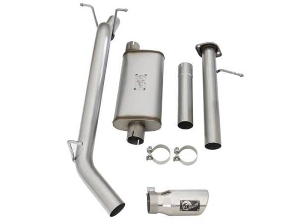 aFe Mach Force-XP Exhaust 3in CB SS 15-17 GM Colorado/Canyon 2.5L/3.6L Side Exit w/ Polished Tip - 49-44058-P thumbnail 8