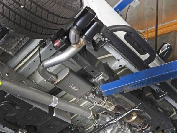 aFe Rebel Series CB 3in Middle Side Exit SS Exht w/ Black Tips 15-17 Chevy Colorado / GMC Canyon - 49-44061-B thumbnail 3