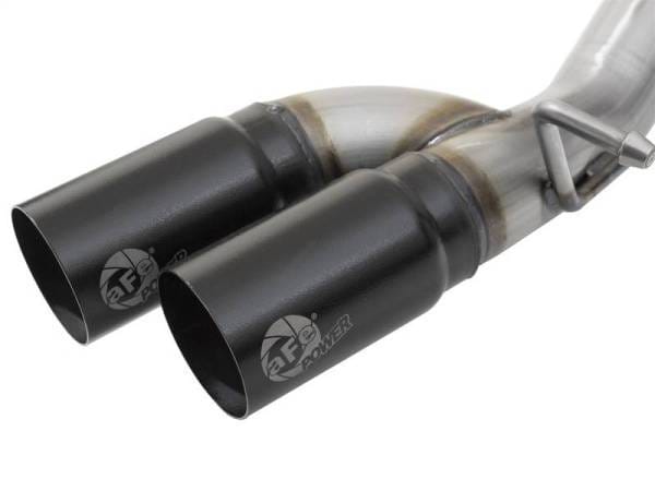 aFe Rebel Series CB 3in Middle Side Exit SS Exht w/ Black Tips 15-17 Chevy Colorado / GMC Canyon - 49-44061-B thumbnail 4