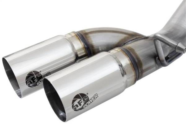 aFe Rebel Series CB 3in Middle Side Exit SS Exht w/Polish Tips 15-17 Chevy Colorado / GMC Canyon - 49-44061-P thumbnail 4