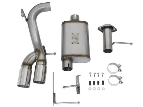 aFe Rebel Series CB 3in Middle Side Exit SS Exht w/Polish Tips 15-17 Chevy Colorado / GMC Canyon - 49-44061-P thumbnail 5