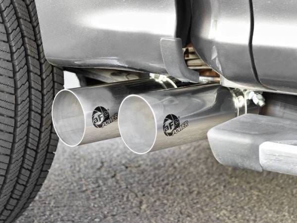 aFe Rebel 3in 409 SS Cat-Back Exhaust 2021 Ford F-150 V6 2.7L/3.5L (tt)/V8 5.0L w/ Polished Tips - 49-43128-P thumbnail 4