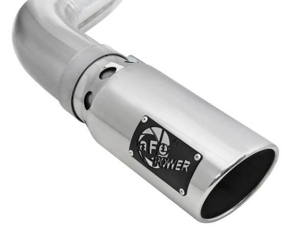 aFe 2021 Ford F-150 V6-3.0L (td) Large Bore 409 SS DPF-Back Exhaust System w/ Polished Tip - 49-43143-P thumbnail 2