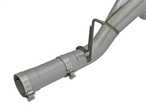 aFe LARGE Bore HD 4in Dual DPF-Back SS Exhaust w/Polished Tip 16-17 GM Diesel Truck V8-6.6L (td) LML - 49-44080-P thumbnail 5