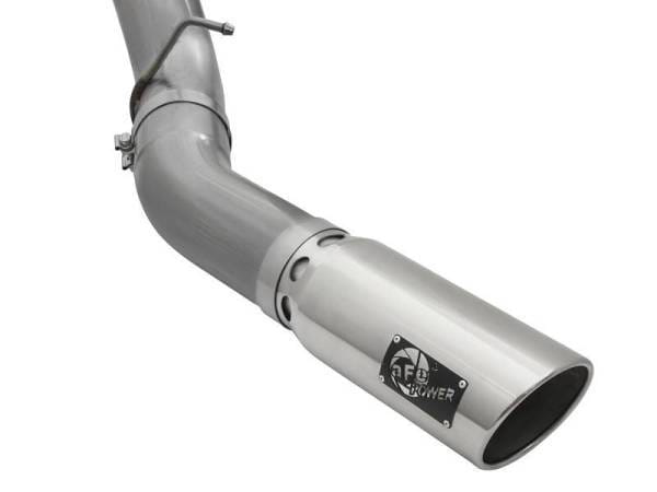 aFe LARGE Bore HD 5in Exhausts DPF-Back SS w/ Pol Tips 16-17 GM Diesel Truck V8-6.6L (td) LML/L5P - 49-44081-P thumbnail 3