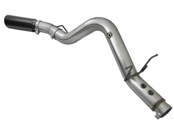 aFe LARGE BORE HD 4in 409-SS DPF-Back Exhaust w/Black Tip 2017 GM Duramax V8-6.6L (td) L5P - 49-44085-B thumbnail 7