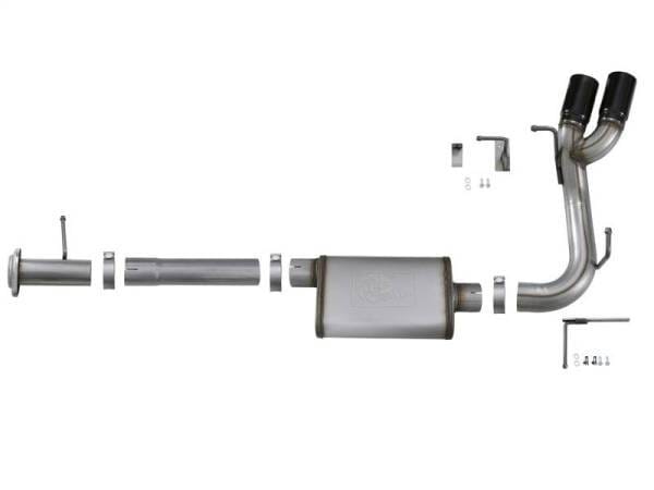 aFe MACH Force-Xp 3in 409 SS Cat-Back Exhaust w/ Black Tips 17-18 GM Colorado/Canyon V6-3.6L - 49-44096-B thumbnail 5