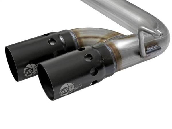 aFe Rebel Series DPF-Back 3in Side Exit SS Exhaust w/ IC Black Tip 2016 GM Colorado/Canyon 2.8L (td) - 49-44065-B thumbnail 5