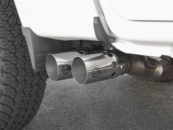 aFe Rebel Series DPF-Back 3in Side Exit SS Exhaust w/ IC Polished Tips 2016 GM Colorado/Canyon 2.8L - 49-44065-P thumbnail 2