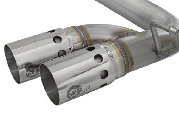 aFe Rebel Series DPF-Back 3in Side Exit SS Exhaust w/ IC Polished Tips 2016 GM Colorado/Canyon 2.8L - 49-44065-P thumbnail 3
