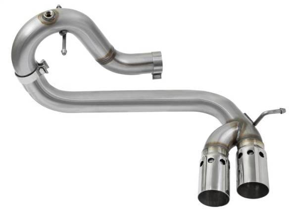 aFe Rebel Series DPF-Back 3in Side Exit SS Exhaust w/ IC Polished Tips 2016 GM Colorado/Canyon 2.8L - 49-44065-P thumbnail 5