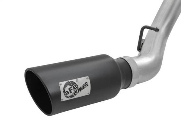 aFe LARGE Bore HD 4in Dual DPF-Back SS Exhaust w/Black Tip 16-17 GM Diesel Truck V8-6.6L (td) LML - 49-44080-B thumbnail 9