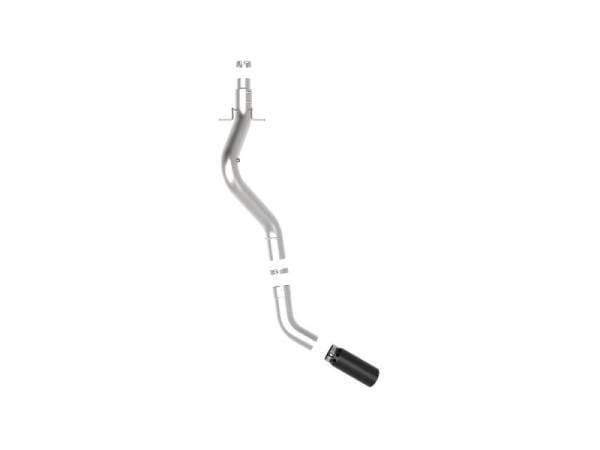 aFe Large Bore-HD 5 IN 409 SS DPF-Back Exhaust System w/Black Tip 20-21 GM Truck V8-6.6L - 49-44125-B thumbnail 6