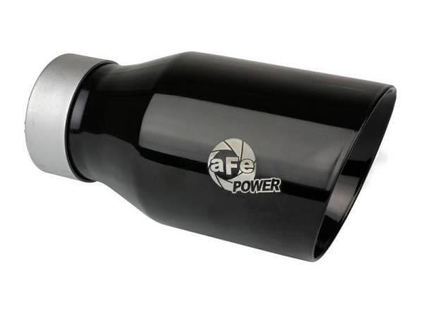 aFe Large Bore-HD 3in 409SS DPF-Back 20-21 GM Trucks L6-3.0L (td) LM2 - Black Tip - 49-44128-B thumbnail 2