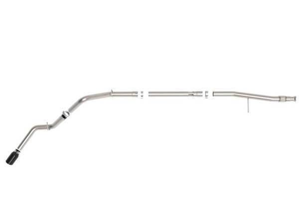 aFe Large Bore-HD 3in 409SS DPF-Back 20-21 GM Trucks L6-3.0L (td) LM2 - Black Tip - 49-44128-B thumbnail 7