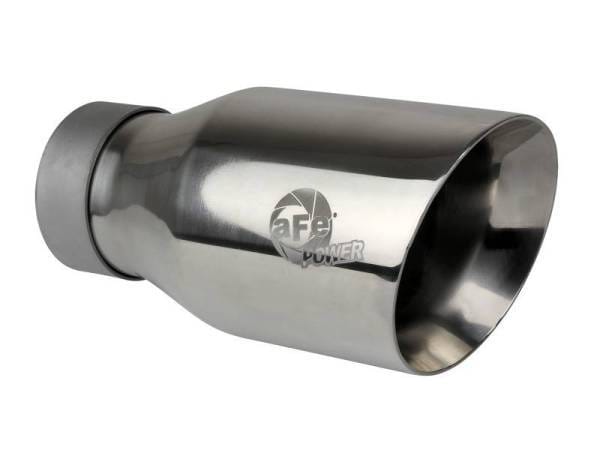aFe Large Bore-HD 3in 409SS DPF-Back 20-21 GM Trucks L6-3.0L (td) LM2 - Polished Tip - 49-44128-P thumbnail 2