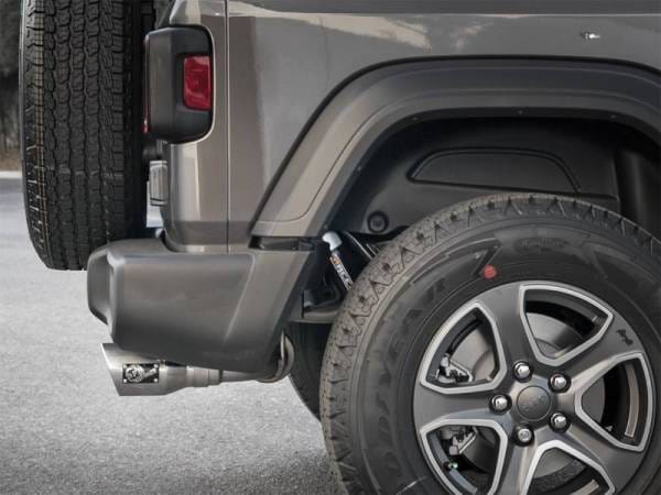 aFe Rebel Series 2.5in 409 SS Axle-Back Exhaust w/ Polished Tips 2018+ Jeep Wrangler (JL) V6 3.6L - 49-48067-P thumbnail 3